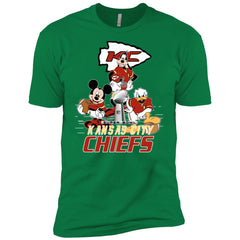 Nfl – Kansas City Chiefs Donald Duck Goofy Mickey Mouse Super Bowl 2019 Football Men Short Sleeve T-Shirt Men Short Sleeve T-Shirt - parenttees