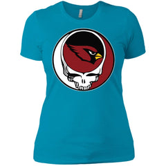 Arizona Cardinals Grateful Dead Steal Your Face Football Nfl Shirts Women Cotton T-Shirt Women Cotton T-Shirt - parenttees