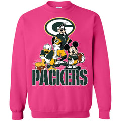 Mickey Mouse Green Bay Packer American Football Nfl Sports Shirt Crewneck Pullover Sweatshirt Crewneck Pullover Sweatshirt - parenttees