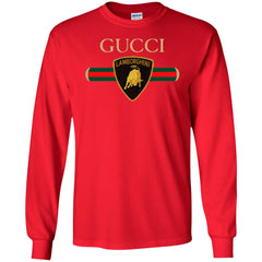 Gucci Lamborghini T-shirt Men Long Sleeve Shirt Men Long Sleeve Shirt - parenttees