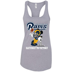 Los Angeles Rams Gateway To Victory Super Bowl 2019 Mickey Mouse Football Nfl Women Tank Top Women Tank Top - parenttees