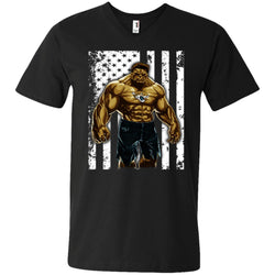 Giants Hulk Jacksonville Jaguars T-shirt Flag Men V-Neck T-Shirt