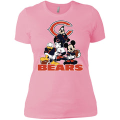 Mickey Mouse Chicago Bears American Football Nfl Sports Shirt Women Cotton T-Shirt Women Cotton T-Shirt - parenttees