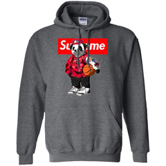 Supreme Bear Basketball T-shirt Pullover Hoodie Sweatshirt Pullover Hoodie Sweatshirt - parenttees