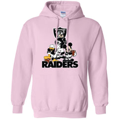 Mickey Mouse Oakland Raiders American Football Nfl Sports Shirt Pullover Hoodie Sweatshirt Pullover Hoodie Sweatshirt - parenttees