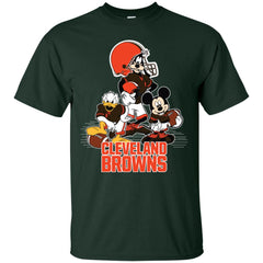 Mickey Mouse Cleveland Browns American Football Nfl Sports Shirt Men Cotton T-Shirt Men Cotton T-Shirt - parenttees