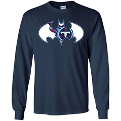 We Are The Tennessee Titans Batman Nfl Mashup Men Long Sleeve Shirt Men Long Sleeve Shirt - parenttees