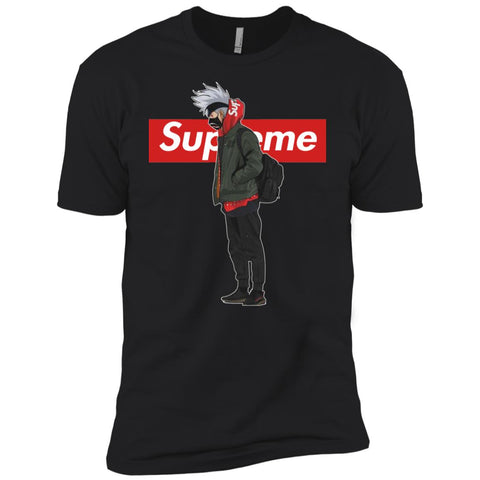 Supreme Naruto Funny Style T-shirt Men Short Sleeve T-Shirt Black / X-Small Men Short Sleeve T-Shirt - parenttees