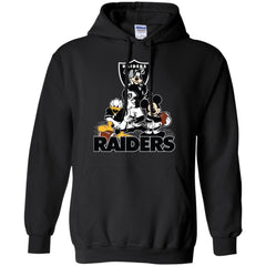 Mickey Mouse Oakland Raiders American Football Nfl Sports Shirt Pullover Hoodie Sweatshirt Pullover Hoodie Sweatshirt - parenttees