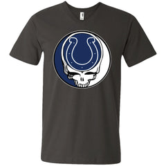 Indianapolis Colts Grateful Dead Steal Your Face Football Nfl Shirts Men V-Neck T-Shirt Men V-Neck T-Shirt - parenttees