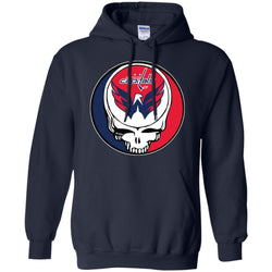 Washington Capitals Grateful Dead Steal Your Face Hockey Nhl Shirts Pullover Hoodie Sweatshirt