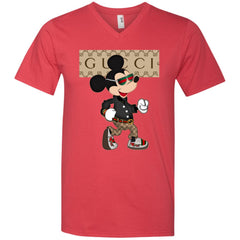 Gucci Shirt Mickey Mouse T-shirt Men V-Neck T-Shirt Men V-Neck T-Shirt - parenttees