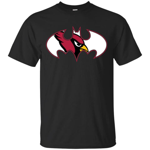 We Are The Arizona Cardinals Batman Nfl Mashup Men Cotton T-Shirt Black / S Men Cotton T-Shirt - parenttees