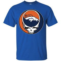 Denver Broncos Grateful Dead Steal Your Face Football Nfl Shirts Men Cotton T-Shirt Men Cotton T-Shirt - parenttees