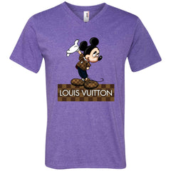 Louis Vuitton Mickey T-shirt Men V-Neck T-Shirt Men V-Neck T-Shirt - parenttees