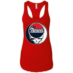 New England Patriots Grateful Dead Steal Your Face Football Nfl Shirts Women Tank Top Women Tank Top - parenttees