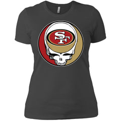 San Francisco 49ers Grateful Dead Steal Your Face Football Nfl Shirts Women Cotton T-Shirt Women Cotton T-Shirt - parenttees