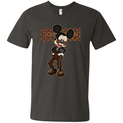 Best Louis Vuitton Mickey Fashion T-shirt Men V-Neck T-Shirt Men V-Neck T-Shirt - parenttees