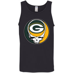 Green Bay Packer Grateful Dead Steal Your Face Football Nfl Shirts Men Cotton Tank