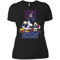 Mickey Mouse New York Giants American Football Nfl Sports Shirt Women Cotton T-Shirt Women Cotton T-Shirt - parenttees