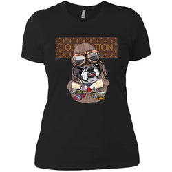 Louis Vuitton T-shirt Style Dogs T-shirt Women Cotton T-Shirt