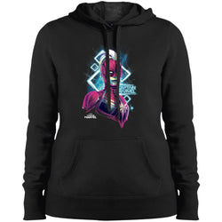 Marvel Captain Marvel Space Glow Neon Women Hooded Sweatshirt