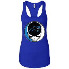 Carolina Panthers Grateful Dead Steal Your Face Football Nfl Shirts Women Tank Top Women Tank Top - parenttees