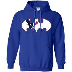 We Are The Houston Texans Batman Nfl Mashup Pullover Hoodie Sweatshirt Pullover Hoodie Sweatshirt - parenttees