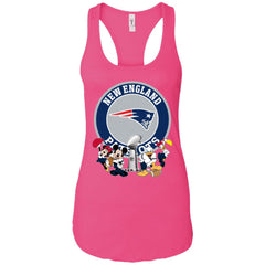 Nfl – New England Patriots Super Bowl 2019 Mickey Mouse Minnie Mouse Donald Duck Daisy Duck Football Women Tank Top Women Tank Top - parenttees