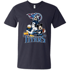 Mickey Mouse Tennessee Titans American Football Nfl Sports Shirt Men V-Neck T-Shirt Men V-Neck T-Shirt - parenttees