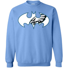 We Are The Philadelphia Eagles Batman Nfl Mashup Crewneck Pullover Sweatshirt Crewneck Pullover Sweatshirt - parenttees