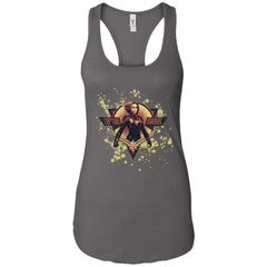 Captain Marvel Cracked Paint Splatter Logo Women Tank Top Women Tank Top - parenttees