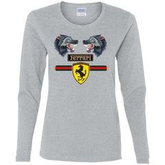 Gucci Ferrari Shirt Women Long Sleeve Shirt Women Long Sleeve Shirt - parenttees