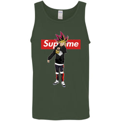 Supreme Yugi Mutou Game Yugioh T-shirt Men Cotton Tank