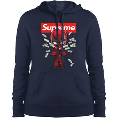 Supreme Deadpool Funny T-shirt Women Hooded Sweatshirt Women Hooded Sweatshirt - parenttees