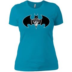 We Are The Oakland Raiders Batman Nfl Mashup Women Cotton T-Shirt Women Cotton T-Shirt - parenttees