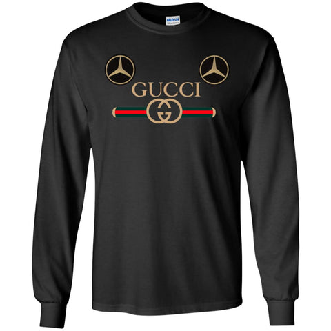 Gucci Mercedes Best T-shirt Men Long Sleeve Shirt Black / S Men Long Sleeve Shirt - parenttees