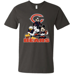 Mickey Mouse Chicago Bears American Football Nfl Sports Shirt Men V-Neck T-Shirt Men V-Neck T-Shirt - parenttees