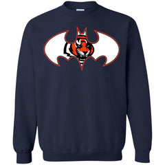 We Are The Cincinnati Bengals Batman Nfl Mashup Crewneck Pullover Sweatshirt Crewneck Pullover Sweatshirt - parenttees