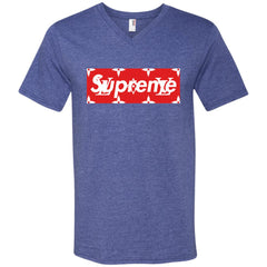 Louis Vuitton Box Supreme T-shirt Men V-Neck T-Shirt Men V-Neck T-Shirt - parenttees