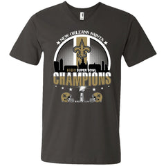 Nfl – New Orleans Saints 2019 Super Bowl Champions Football Men V-Neck T-Shirt Men V-Neck T-Shirt - parenttees