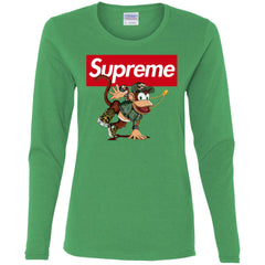 Supreme Monkey T-shirt Women Long Sleeve Shirt Women Long Sleeve Shirt - parenttees