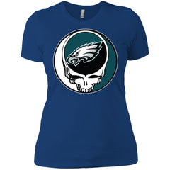 Philadelphia Eagles Grateful Dead Steal Your Face Football Nfl Shirts Women Cotton T-Shirt Women Cotton T-Shirt - parenttees