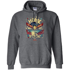 Captain Marvel Home Is What We Fight For Pullover Hoodie Sweatshirt Pullover Hoodie Sweatshirt - parenttees