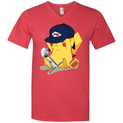 Nfl – Kansas City Chiefs Pikachu Super Bowl 2019 Football Men V-Neck T-Shirt Men V-Neck T-Shirt - parenttees