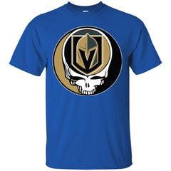 Vegas Golden Knights Grateful Dead Steal Your Face Hockey Nhl Shirts Men Cotton T-Shirt Men Cotton T-Shirt - parenttees