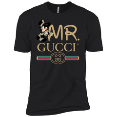 Gucci Couple Disney Mickey Valentine's Day T-shirt Men Short Sleeve T-Shirt Men Short Sleeve T-Shirt - parenttees