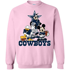 Mickey Mouse Dallas Cowboys American Football Nfl Sports Shirt Crewneck Pullover Sweatshirt Crewneck Pullover Sweatshirt - parenttees