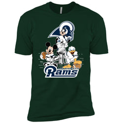 Nfl – Los Angeles Rams Donald Duck Goofy Mickey Mouse Super Bowl 2019 Football Men Short Sleeve T-Shirt