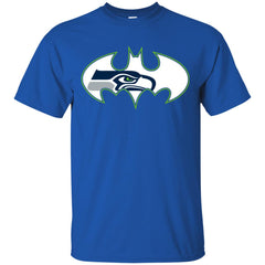 We Are The Seattle Seahawks Batman Nfl Mashup Men Cotton T-Shirt Men Cotton T-Shirt - parenttees